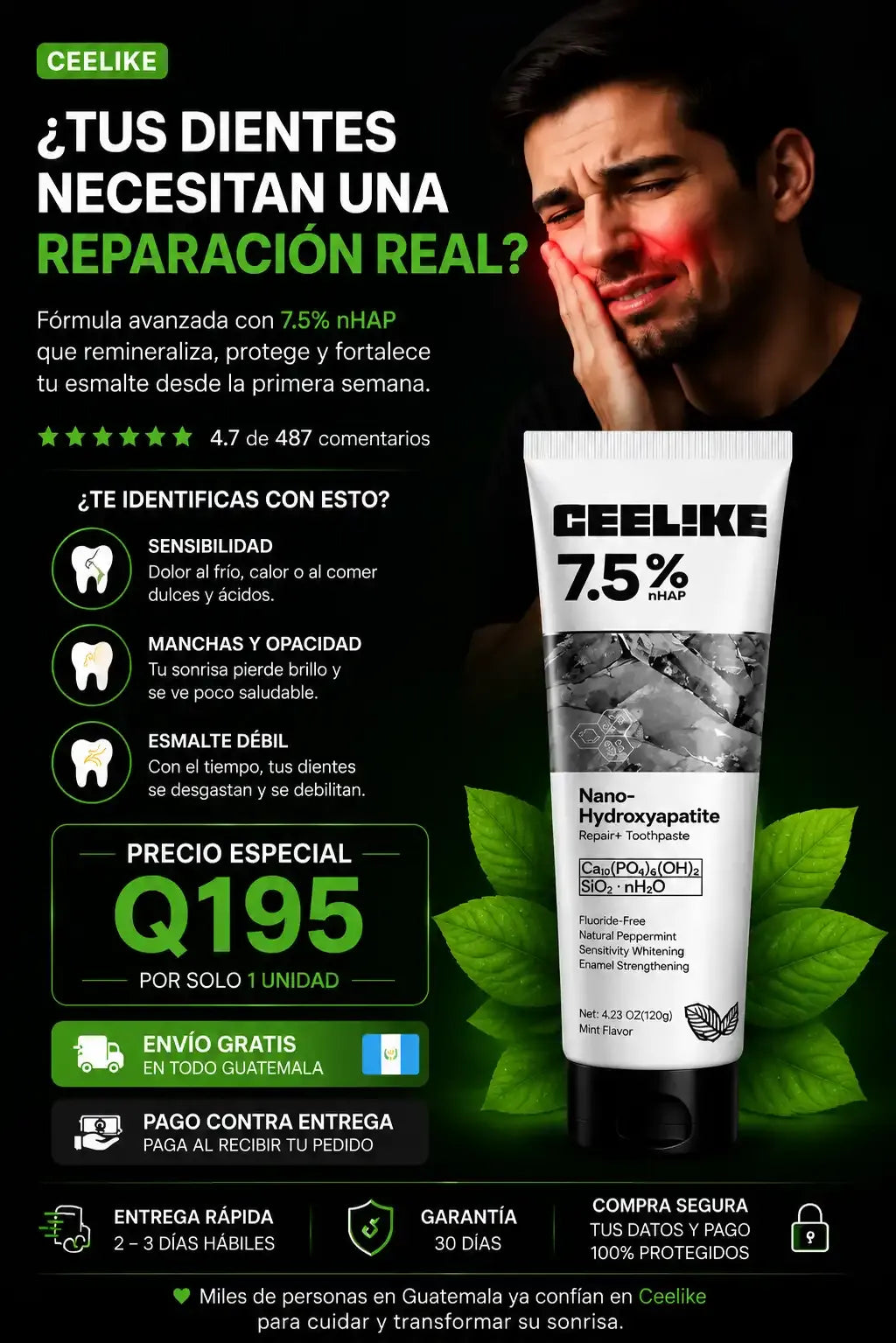 Ceelike! Repara y Blanquea - ¡Adiós a la sensibilidad!